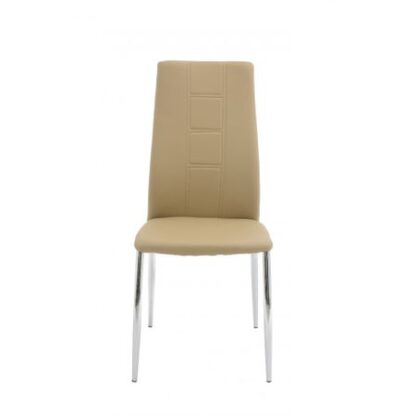 Scaun bucătărie S-06 camel - imagine 2