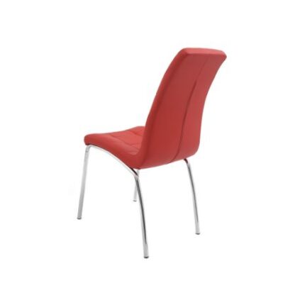 Scaun bucătărie S-02 roșu - imagine 2