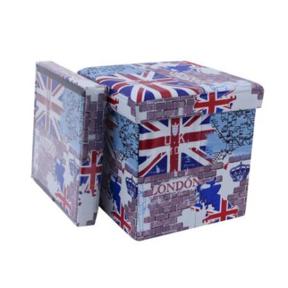 Taburet London, 38 x 38 x 38 cm - imagine 3