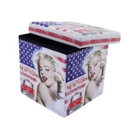 Taburet Monroe, 38 x 38 x 38 cm - imagine 3