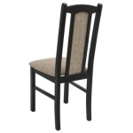 Scaun din lemn masiv de fag tapitat cu stofa S-37 Boss7 W27A, wenge - imagine 3