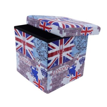 Taburet London, 38 x 38 x 38 cm - imagine 2
