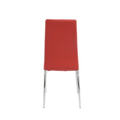 Scaun bucătărie S-06 roșu - imagine 2