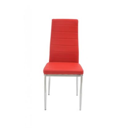 Scaun bucătărie S-03 roșu - imagine 2