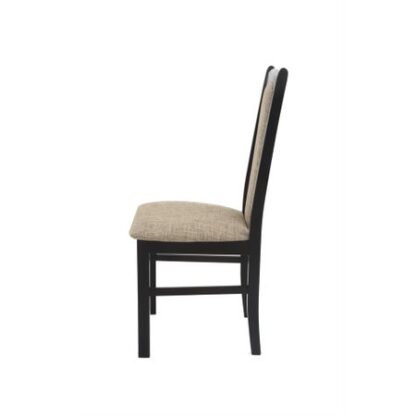 Scaun din lemn masiv de fag tapitat cu stofa S-37 Boss7 W27A, wenge - imagine 2