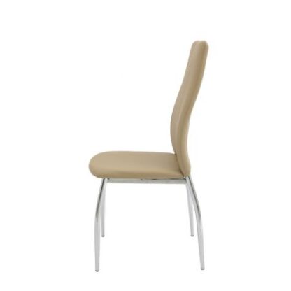 Scaun bucătărie S-06 camel - imagine 4