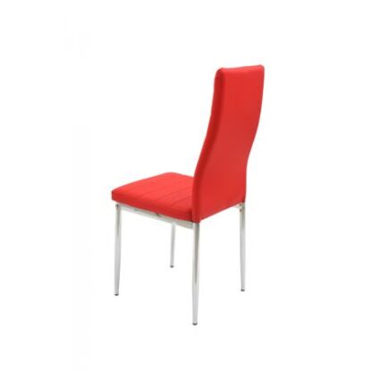 Scaun bucătărie S-03 roșu - imagine 4