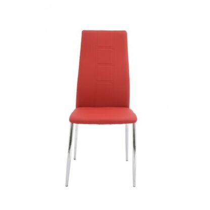 Scaun bucătărie S-06 roșu - imagine 4