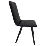 Scaun living S-121 negru - imagine 5