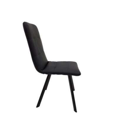 Scaun living S-121 negru - imagine 5