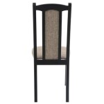 Scaun din lemn masiv de fag tapitat cu stofa S-37 Boss7 W27A, wenge - imagine 4