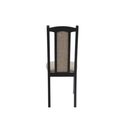 Scaun din lemn masiv de fag tapitat cu stofa S-37 Boss7 W27A, wenge - imagine 4