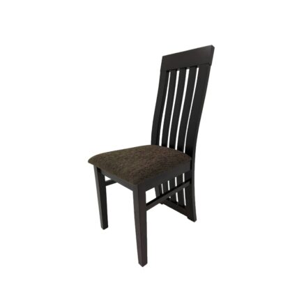 Set masa extensibila 120x150 cm cu 4 scaune tapitate, MB-13 Max5 si S-104 SM, Wenge, lemn masiv, stofa - imagine 6