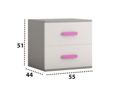 Set mobila Didi, 6 piese, Roz - imagine 6