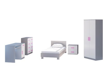 Set mobila Didi, 6 piese, Roz - imagine 2