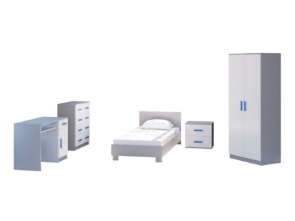 Set mobila Didi, 6 piese, Albastru - imagine 2