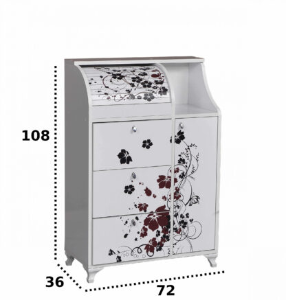 Dulap pentru paine, 482, material PAL, 72 x 108 x 36 cm - imagine 2