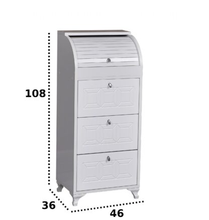 Dulap pentru paine, 493, material PAL, 46 x 108 x 36 cm - imagine 3