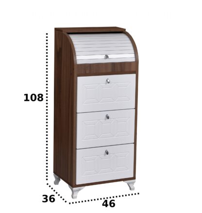 Dulap pentru paine, 494, material PAL, 46 x 108 x 36 cm - imagine 3