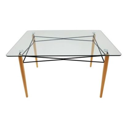 Set masă cu 4 scaune, MB-61, culoare neagră - imagine 3