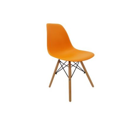Set masă cu 4 scaune, MB-61, culoare portocaliu - imagine 2