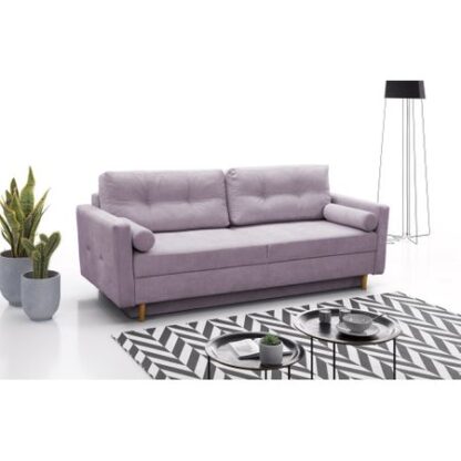 CANAPEA CASANDRA, CULOARE ROZ, 216 X 74 X 100 CM - imagine 2
