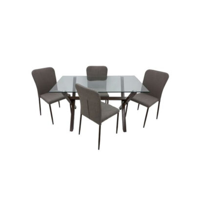 Set masă cu 4 scaune, MB-52 GRI