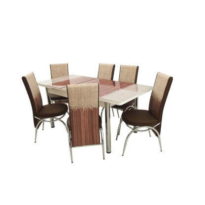 Set masa cu 6 scaune, Ros Rustic