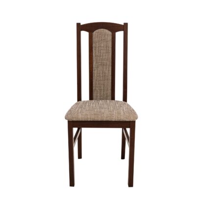 Set masa extensibila 120x150cm cu 6 scaune tapitate, MB-13 Max5 si S-37 Boss7 O2, nuc, lemn masiv, stofa - imagine 10
