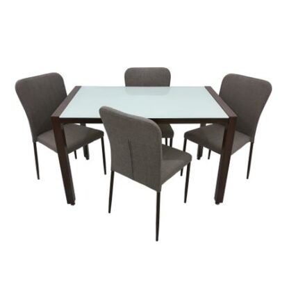 Set masă cu 4 scaune, MB-50 gri