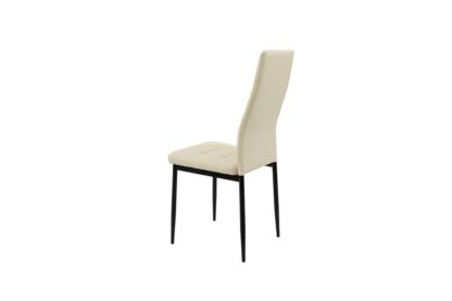 Scaun bucătărie S-119 crem piele ecologica - imagine 5