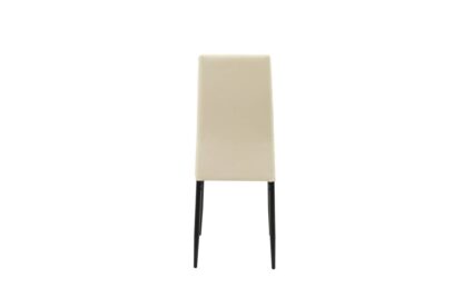 Scaun bucătărie S-119 crem piele ecologica - imagine 4