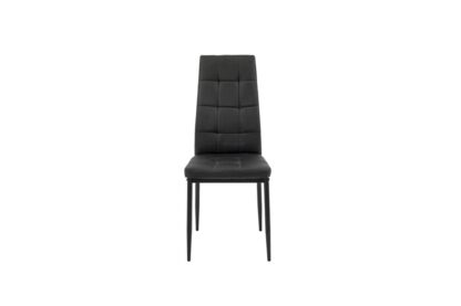 Scaun bucătărie S-119 negru piele ecologica - imagine 5