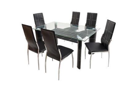 Set masa MB-06N cu 6 Scaune S-07N