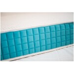 Saltea ortopedica Memory Foam, 160x200x23 cm, spuma poliuretanica cu memorie, fir cu ioni de argint , ferma - imagine 3