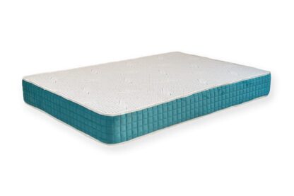 Saltea Memory Foam, ortopedica, spuma poliuretanica cu memorie, 140x200x23 cm, fir cu ioni de argint, ferma