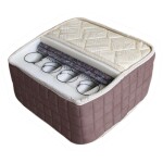 Saltea ortopedica Lux cu plasa de arcuri, 100x200x23 cm, reversibila, sistem de aerisire, ferma - imagine 5