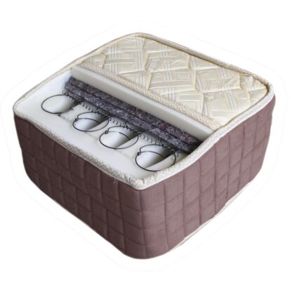 Saltea reversibila Superortopedica Lux, 120x200x23cm, cu plasa de arcuri, sistem de aerisire, fermitate medie - imagine 5
