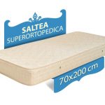Saltea ortopedica, 70x200x21 cm, cu plasa de arcuri, fermitate medie