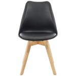 Scaun bucatarie S-142 Negru - imagine 2
