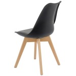 Scaun bucatarie S-142 Negru - imagine 5