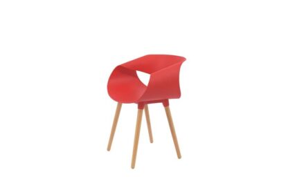 Scaun bucatarie S-145 Rosu - imagine 2