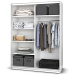 Dressing Gabriel cu oglinda, 150x200x61 cm, alb - imagine 4