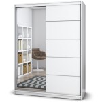 Dressing Gabriel cu oglinda, 150x200x61 cm, alb - imagine 2