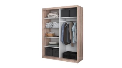 Dressing Gabriel fara oglinda, 150x200x61 cm, sonoma - imagine 3