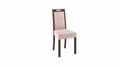 Set masa extensibila 160x200 cm cu 6 scaune tapitate, MB-13 Venus5 O si Havana Roma5, nuc, lemn masiv, stofa - imagine 4