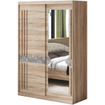 Dressing Atena AT-2, Sonoma, 150x215x59 cm, Usi culisante - imagine 2