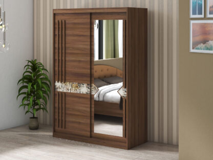 Dressing Atena AT-3, Nuc, 150x215x59 cm, Usi culisante