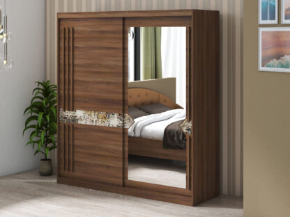 Dressing Atena AT-3, Nuc, 200x215x59 cm, usi culisante