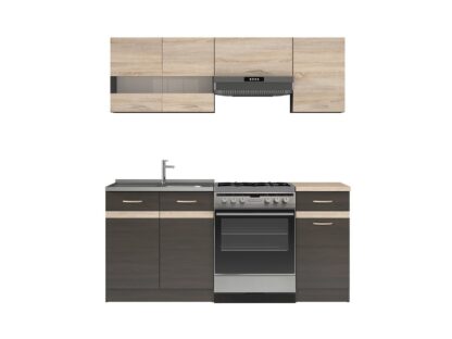 Bucatarie Silvia 180 cm SONOMA/WENGE